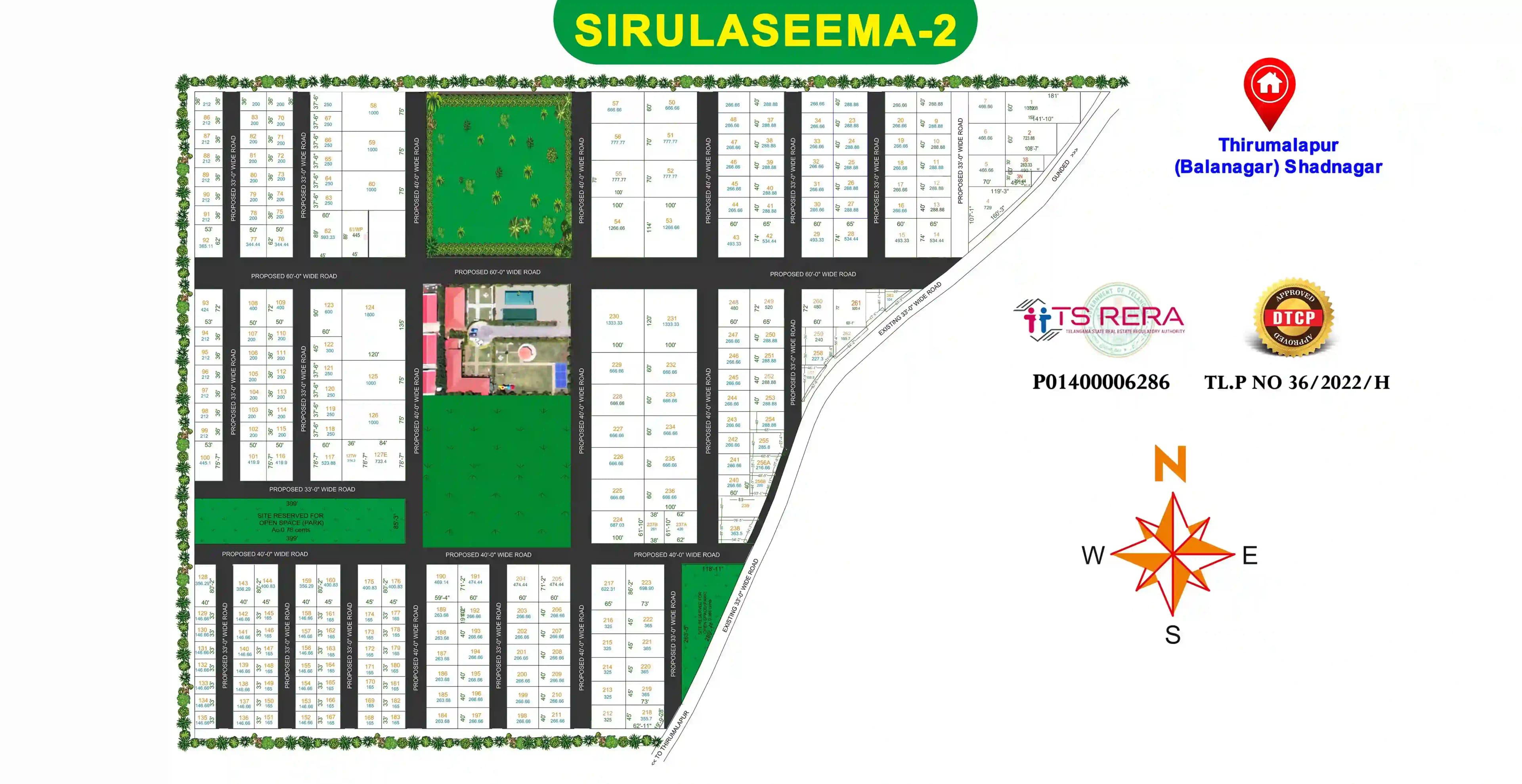 Sirulaseema-2 layout preview