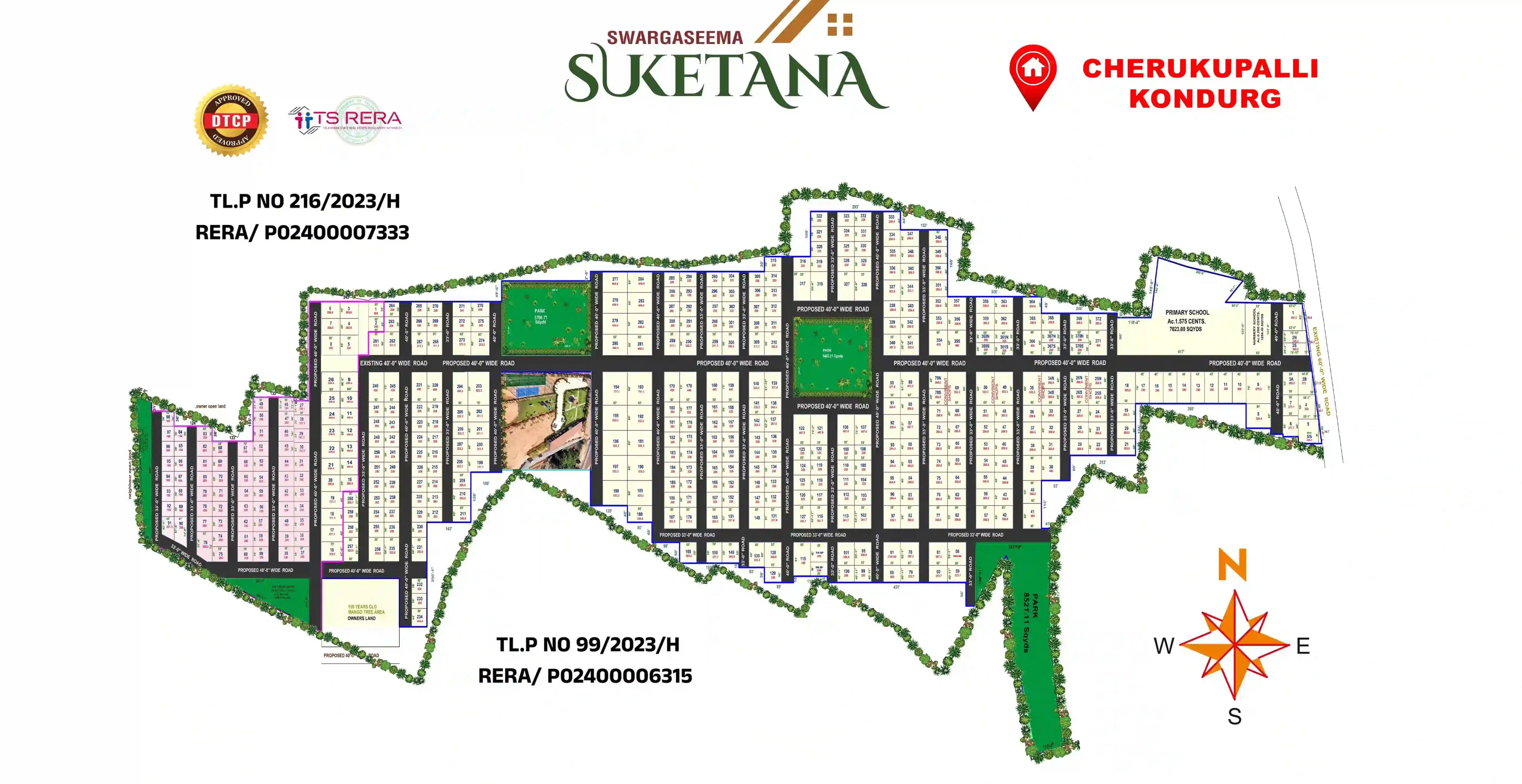Suketana layout preview